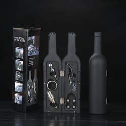 wine tool kit set with corkscrew, premium accessories for travel, home bars & gifts
