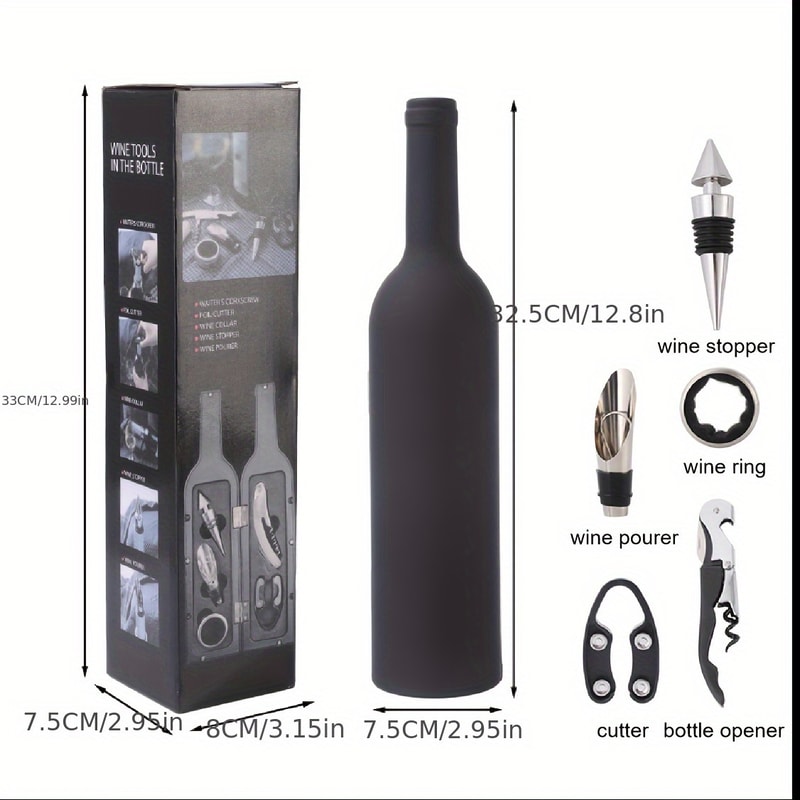 Wine Tool Kit Set With Corkscrew Premium Accessories For Travel Home Bars Gifts 2