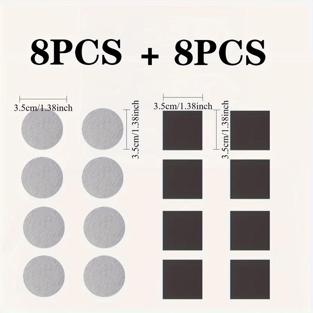 Flexible Magnetic Sheets With Adhesive Backing Stickers For Home Decor Fridge Whiteboard Use 5