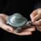 Cute Animal Statues, Ceramic Turtle Tea Set Filter, Chinese Kung Fu Tea Set for Decoration