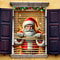 Christmas New Year Decoration Santa Claus Window Cover Indoor Outdoor Party Supplies Polyester Phot 3