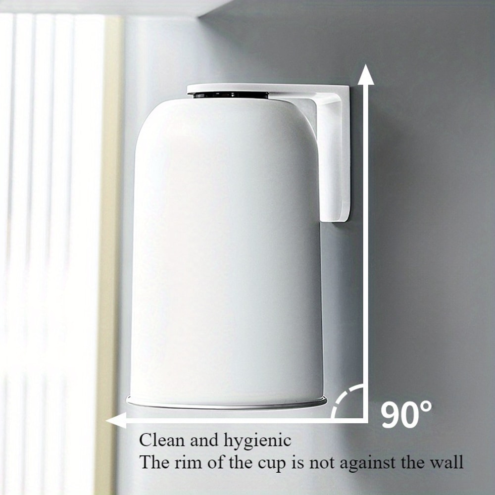 Keep The Bathroom Tidy With Stainless Steel Mouthwash Cup NonPerforated Toothbrush Holder And Toile 4