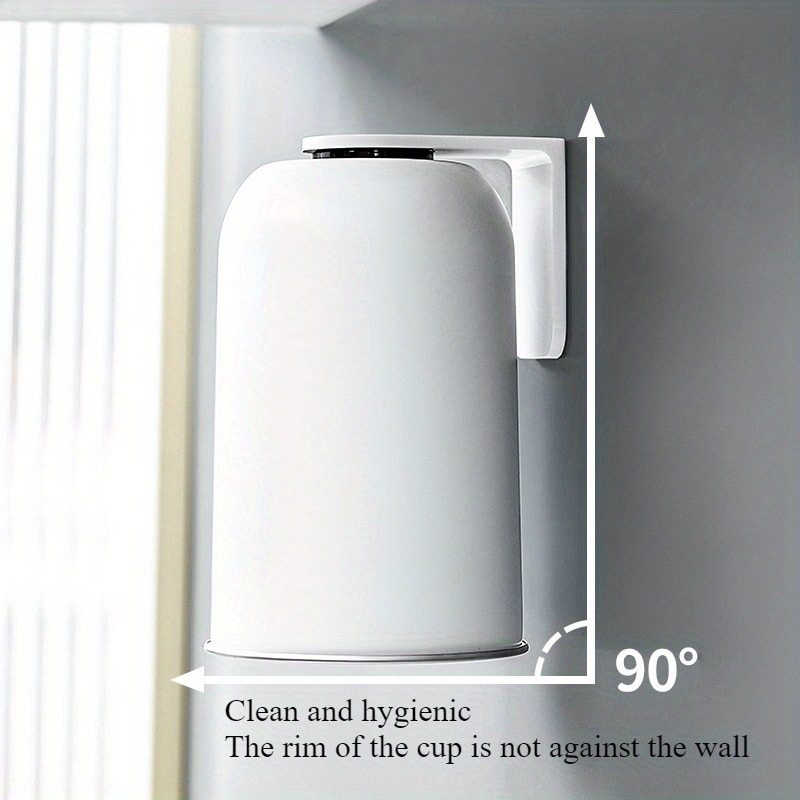 Keep The Bathroom Tidy With Stainless Steel Mouthwash Cup NonPerforated Toothbrush Holder And Toile 4