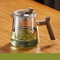 Heat Resistant Glass Tea Cup With Wooden Handle Gianxi Chinese Tea Cup With Filtered Tea Strainer F 4