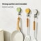 Strong Vacuum Power Suction Hooks, Traceless Adhesive No-Drilling Hooks for Bathroom, Kitchen, and Toilet Areas