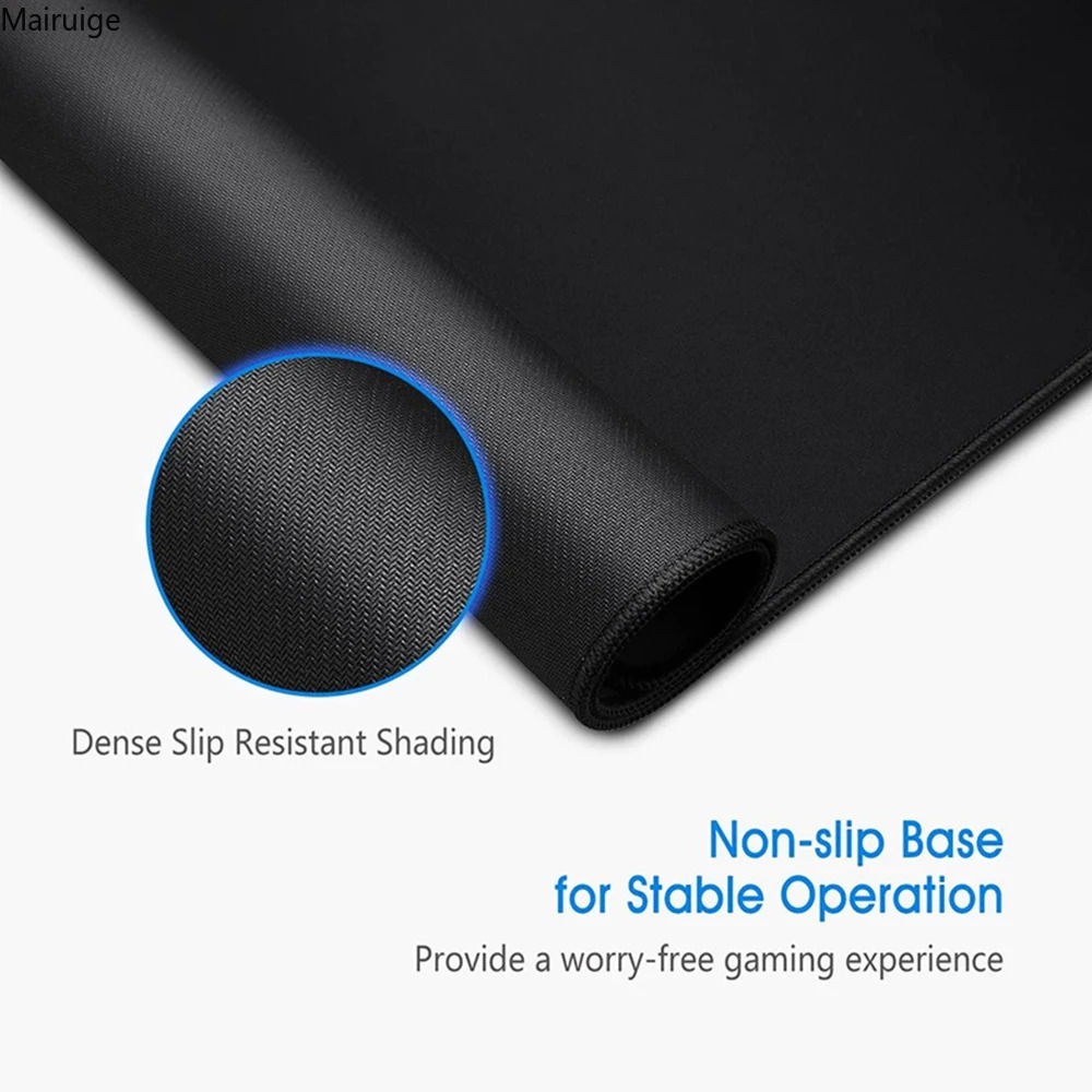 Rubber Anti-slip Gaming Keyboard Mousepads, Large Computer Office Table Mats, Black Circuit Board Pattern Mouse Pad