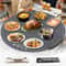 Portable Electric Food Warming Mat Silicone Round Tray With Fast Heating Temperature Control 0
