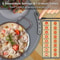 Portable Electric Food Warming Mat Silicone Round Tray With Fast Heating Temperature Control 1