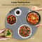 Portable Electric Food Warming Mat Silicone Round Tray With Fast Heating Temperature Control 3