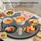 Portable Electric Food Warming Mat Silicone Round Tray With Fast Heating Temperature Control 4