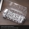 Data Cable Storage Box Household Charger Organizer Transparent Plastic Cable Box With Divided Compa 8