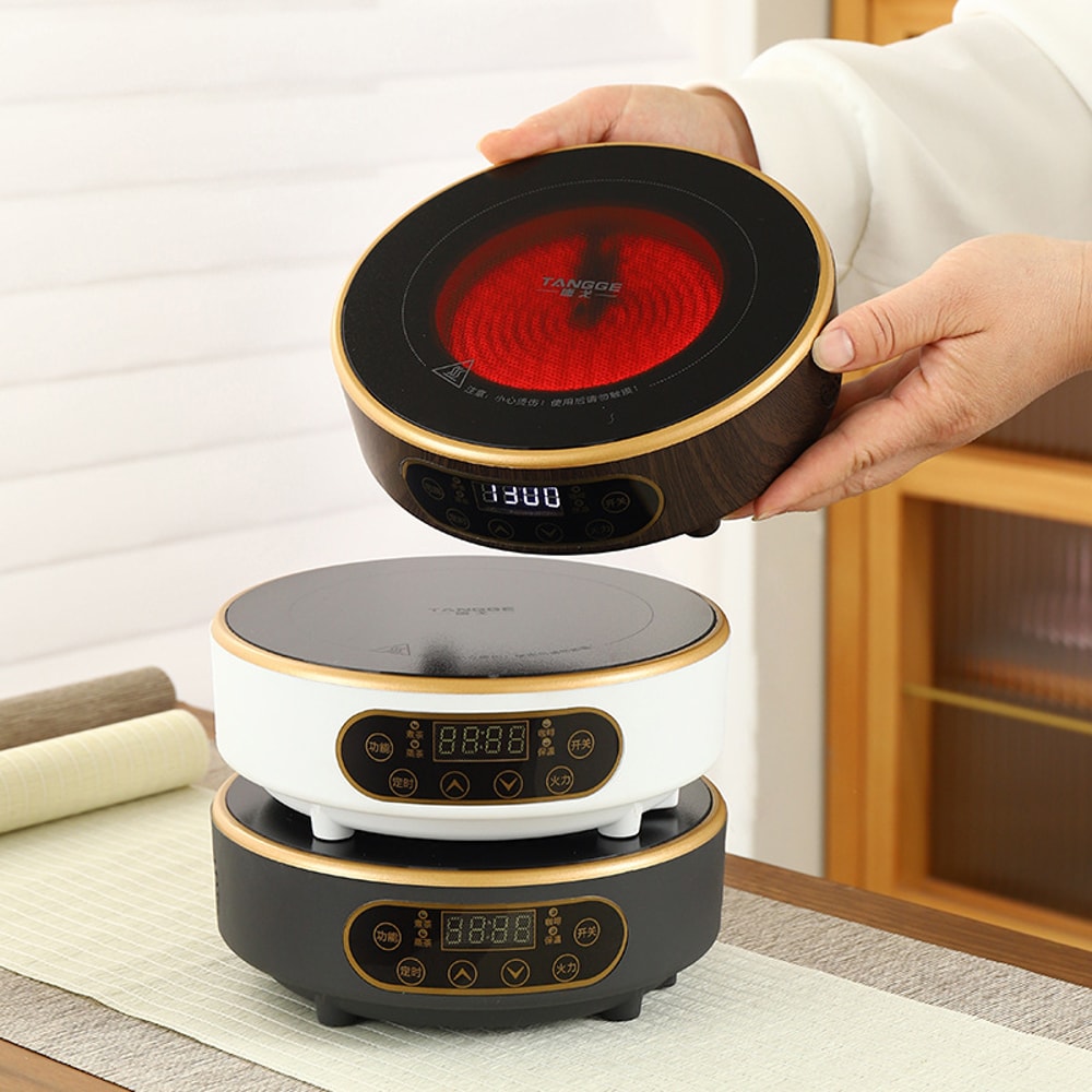 Electric Hot Plate Heater Stove, Gear Heating Furnace Mini Tea Maker