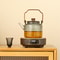 Electric Hot Plate Heater Stove, Gear Heating Furnace Mini Tea Maker