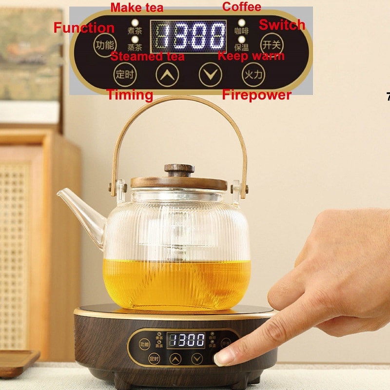 Electric Hot Plate Heater Stove, Gear Heating Furnace Mini Tea Maker