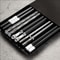 Alloy Chopsticks Black Sushi Sticks For Food Noodles Kitchen Tableware 0