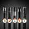 Alloy Chopsticks Black Sushi Sticks For Food Noodles Kitchen Tableware 1