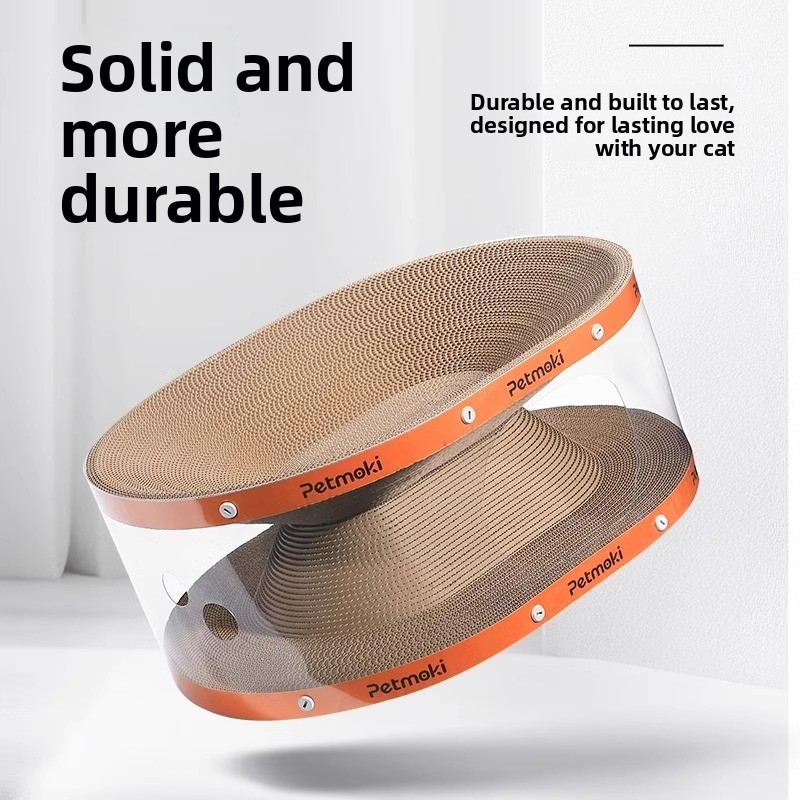 Cat Bed, Scratching Pad & Burrowing Tunnel Toy for Cats