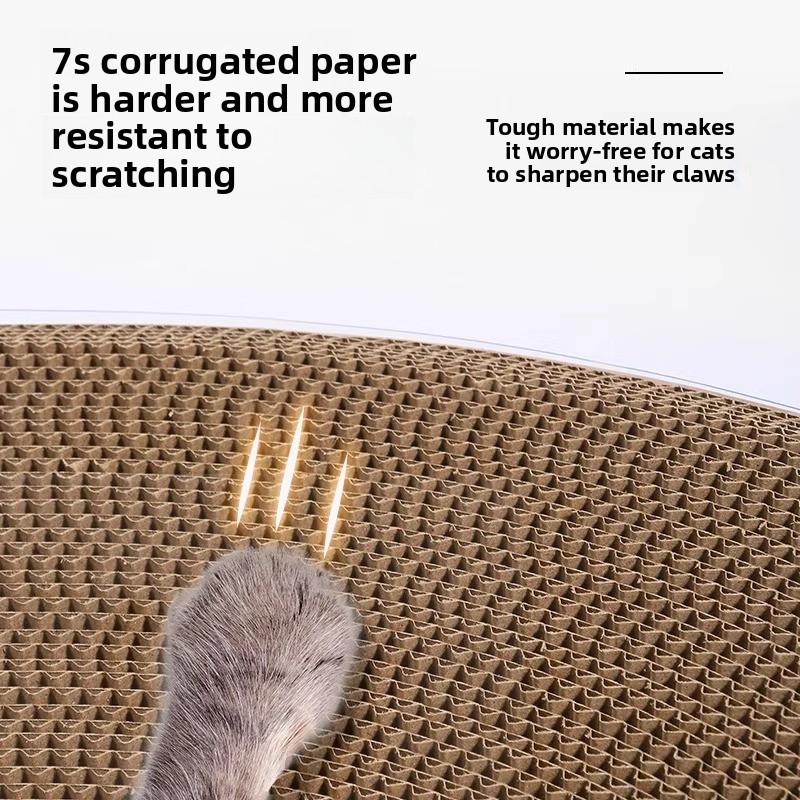 Cat Bed, Scratching Pad & Burrowing Tunnel Toy for Cats