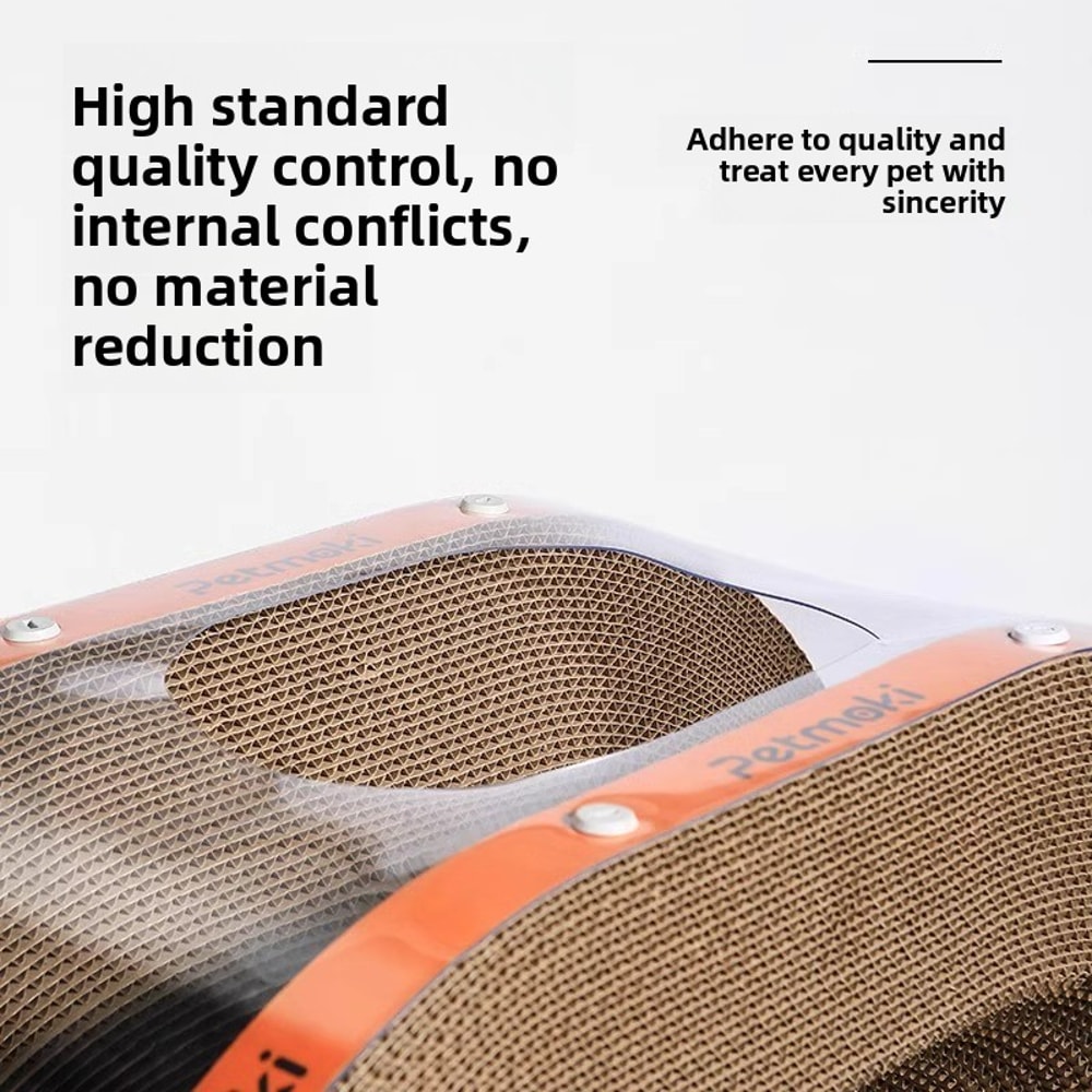 Cat Bed, Scratching Pad & Burrowing Tunnel Toy for Cats