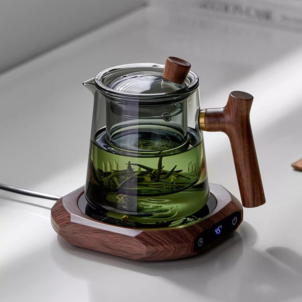 Electric Plate Heating Pad, Cup Heater Coffee Mug Warmer with Gear Temperature for Milk, Tea, Water