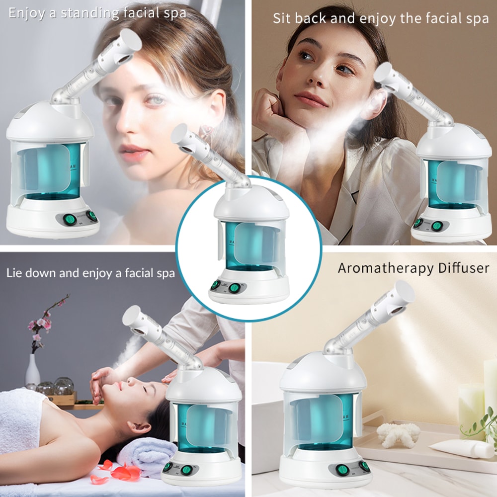 Professional Ionic Facial Steamer Portable Face Mist Spray For Skin Care 4