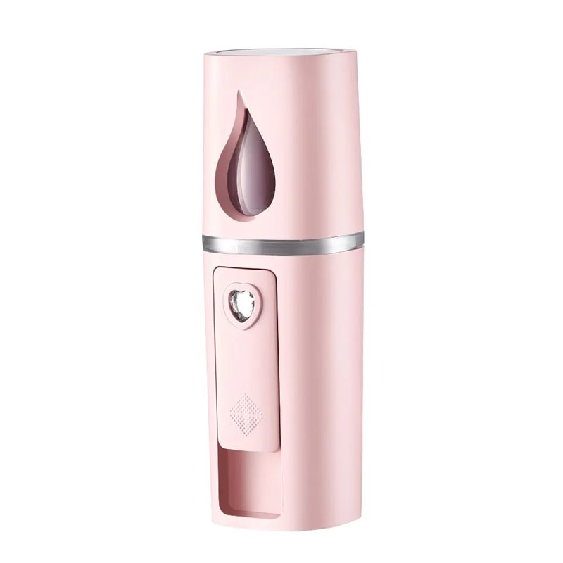 Rechargeable Facial Steamer, Portable Facial Nano Mist Sprayer, Handy Face Moisturizing Skin Care Machine