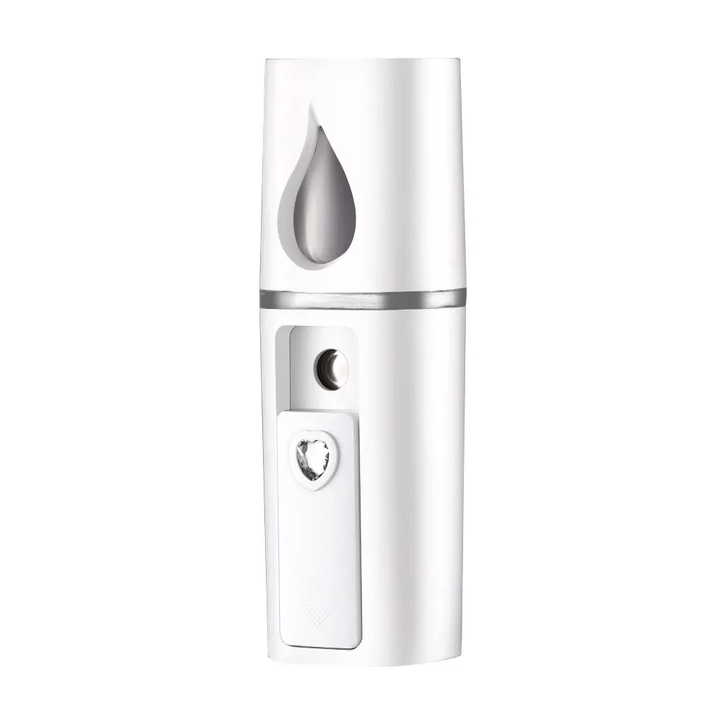 Rechargeable Facial Steamer, Portable Facial Nano Mist Sprayer, Handy Face Moisturizing Skin Care Machine