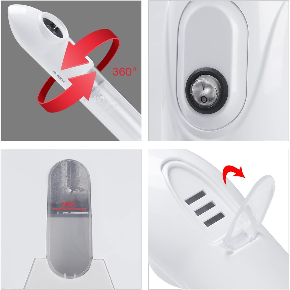 Hydrating Facial Steamer For Unclogging Pores Moisturizing And Deep Face Skin Care At Home 4