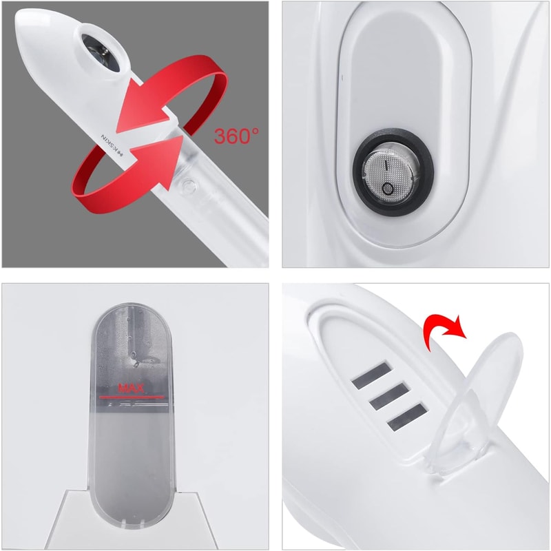 Hydrating Facial Steamer For Unclogging Pores Moisturizing And Deep Face Skin Care At Home 4