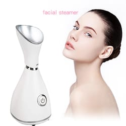 electric nano ionic mist face steamer, professional home beauty facial sprayer spa mist for women deep cleansing
