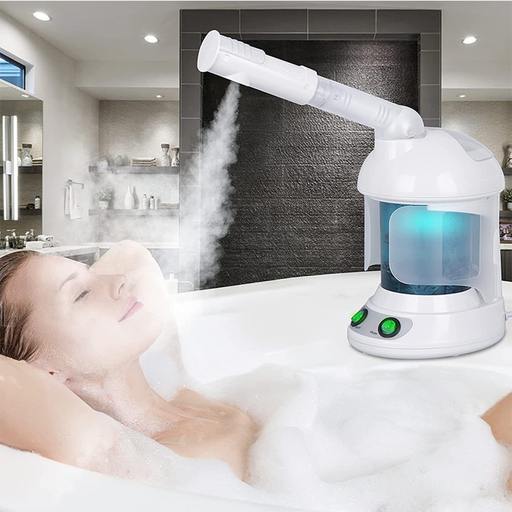 Nano Mist Face Hair Steamer Machine Facial Ozone Vaporizer Hair Moisturizing Hydration Humidifier H 2