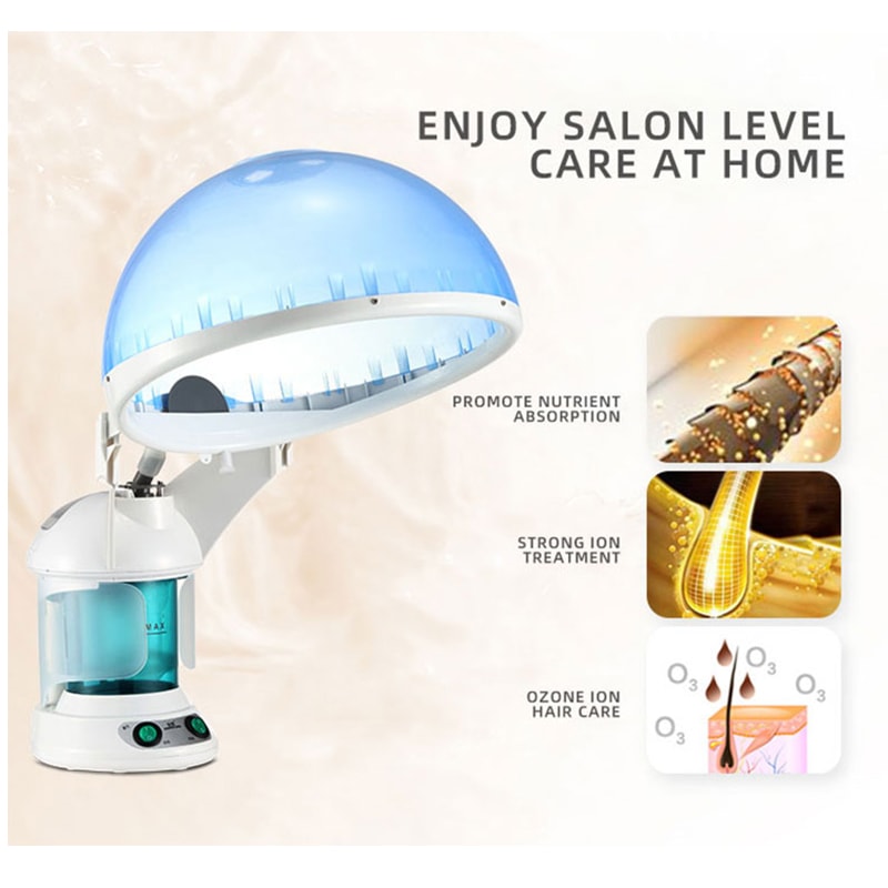 Nano Mist Face Hair Steamer Machine Facial Ozone Vaporizer Hair Moisturizing Hydration Humidifier H 3