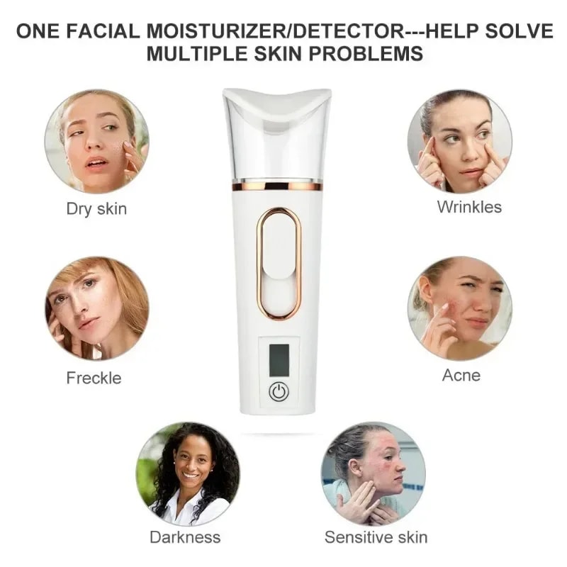 Mini Handheld Portable Mist Sprayer Nano Spray Facial Steamer For Hydration And Skin Care 5