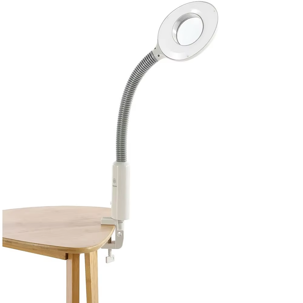 Upgrade Humidifier with LED Magnifying Lamp, Nano Ionic Steam Vaporizer for Beauty Spa