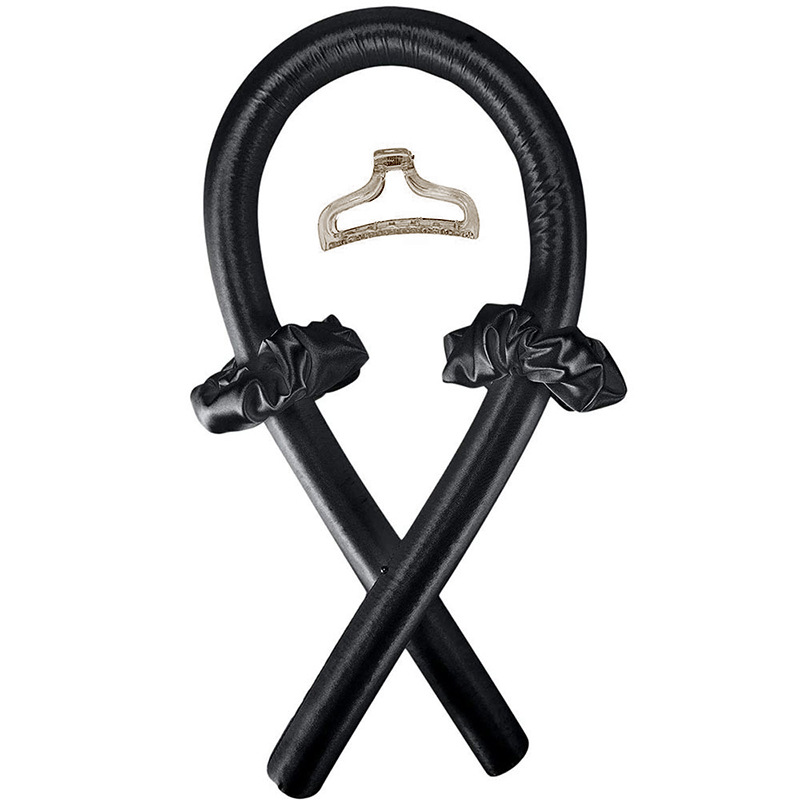 Satin Silk Hair Curler Sleeping Cap Natural Curly Hair Headwrap Set Long Hair Wave Care Tool 2