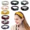 Bohemian Hair Bands For Women And Girls Vintage Print Headbands Cross Turban Hair Accessories 2
