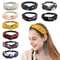 Bohemian Hair Bands For Women And Girls Vintage Print Headbands Cross Turban Hair Accessories 2