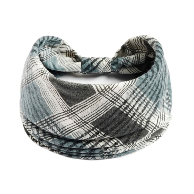 New Vintage Elastic Knot Turban Bohemia Print Wide Headbands Soft Headwrap For Women Girls Yoga Ban 24