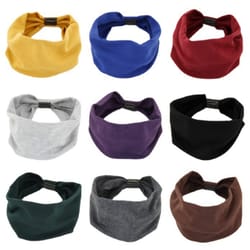 wide fabric headbands hairbands, elastic head covers, comfortable headpieces hair accessories