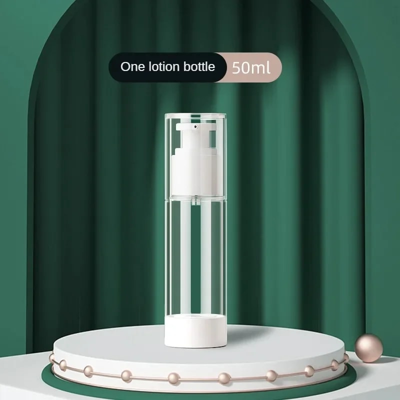 Bottle Travel Size Dispenser Makeup Container Clear Airless Cosmetic Cream Pump For Lotion And Gel 8