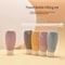 Travel Botttle Refillable Bottles Soft Cosmetic Containers, PP Squeeze Tube, Empty Lotion Shampoo Bottle Makeup Tools