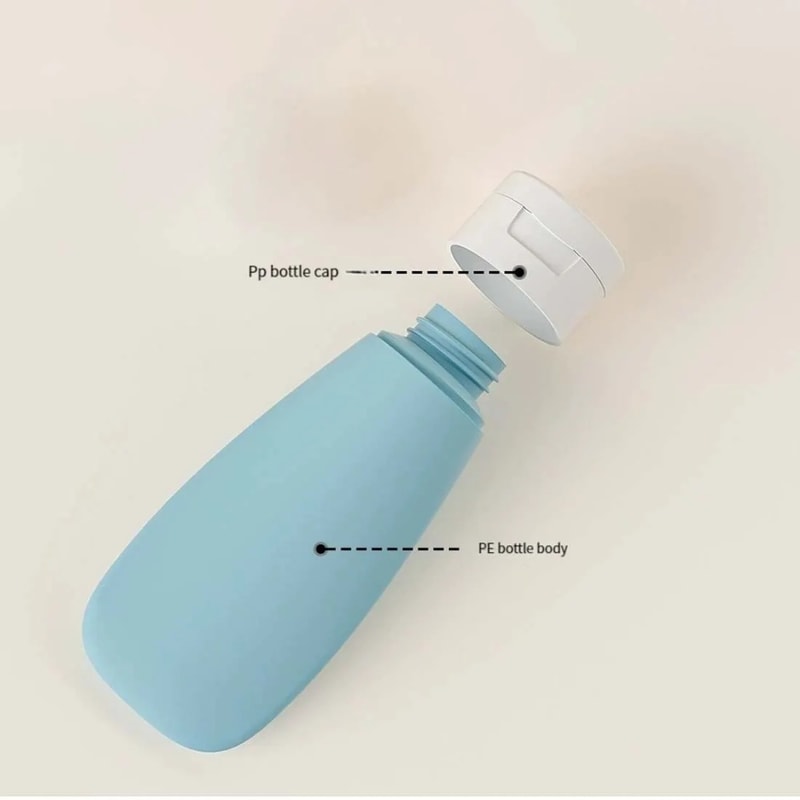 Travel Botttle Refillable Bottles Soft Cosmetic Containers, PP Squeeze Tube, Empty Lotion Shampoo Bottle Makeup Tools