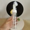 Facial Cleanser Soap Foaming Bottle, Plastic Mousse Pump Dispenser with Silicone Brush Head, Refillable Shampoo Bottle