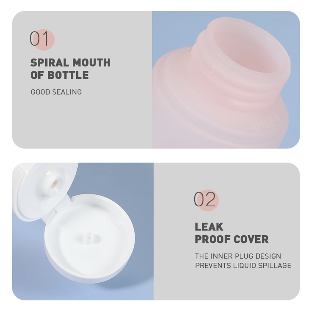 Mini Squeeze Tube Empty Bottle Portable Refillable Lotion Cream Container For Travel Shampoo 5