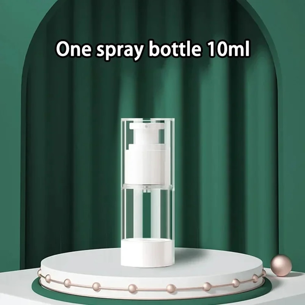 Refillable Travel Airless Container Clear Cream Pump Bottle Reusable Makeup Dispenser Portable 6