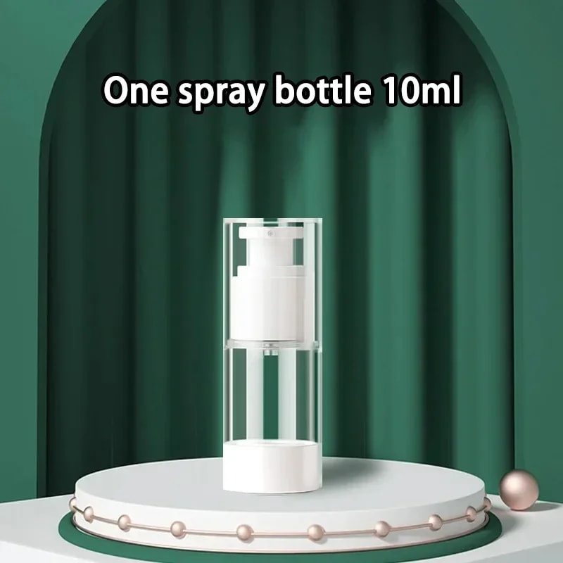 Refillable Travel Airless Container Clear Cream Pump Bottle Reusable Makeup Dispenser Portable 6