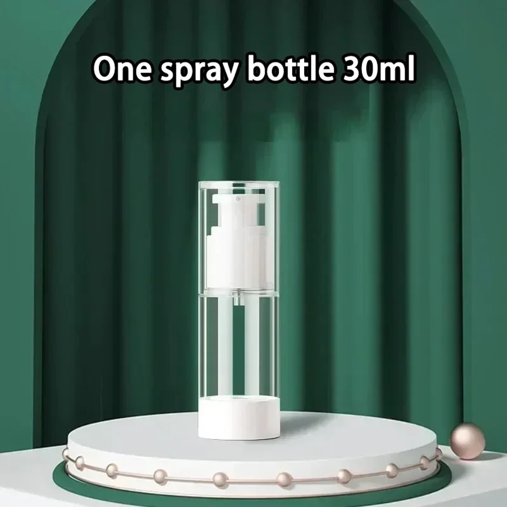Refillable Travel Airless Container Clear Cream Pump Bottle Reusable Makeup Dispenser Portable 9