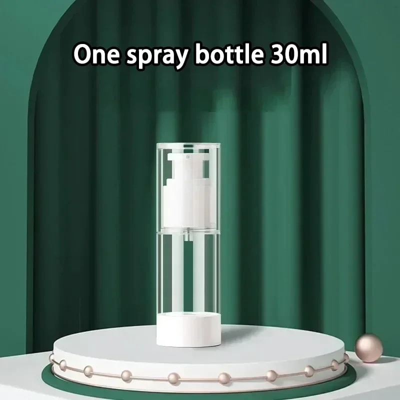 Refillable Travel Airless Container Clear Cream Pump Bottle Reusable Makeup Dispenser Portable 9