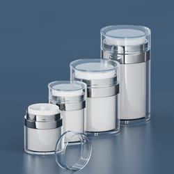 portable cosmetic sub-bottling jar travel, vacuum cream bottle as acrylic, lotion sunscreen foundation