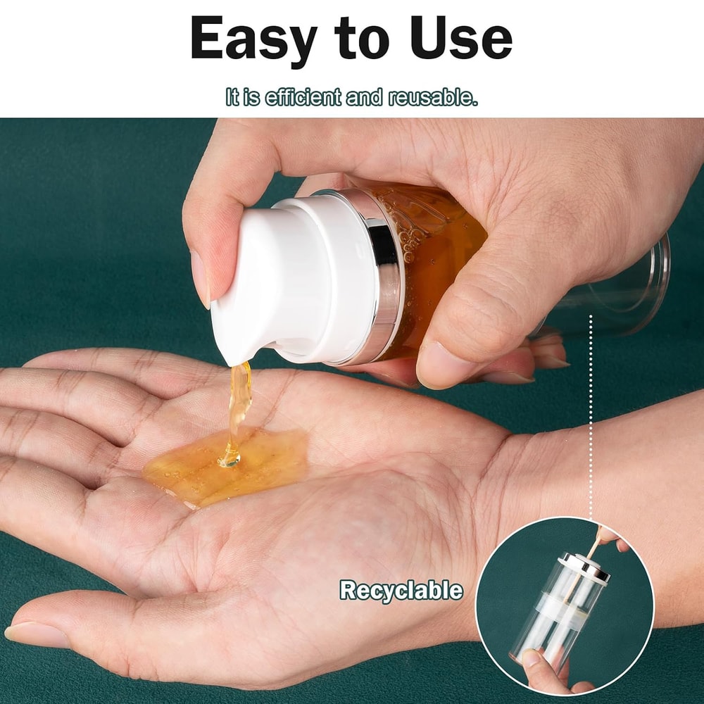 Cosmetic Container Lotion Dispenser Travel Pump Bottles Labels For Toiletries 1